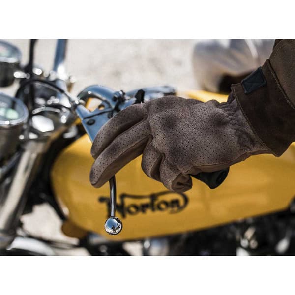 Fuel Motorcycles Handskar Flat Brun XL