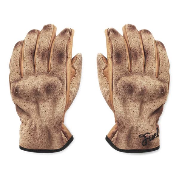Fuel Motorcycles Handskar Flat Brun XL