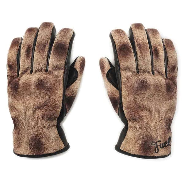 Fuel Motorcycles Handsker Track Brun XL