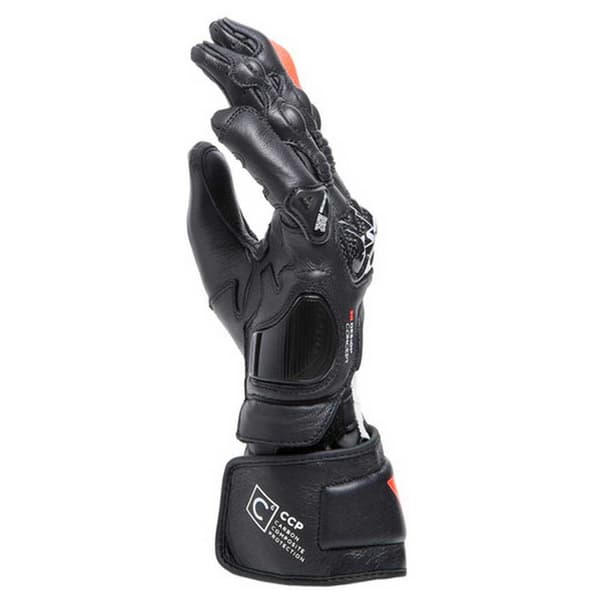 Dainese Lange Læderhandsker Kvinde Carbon 4 Sort XL