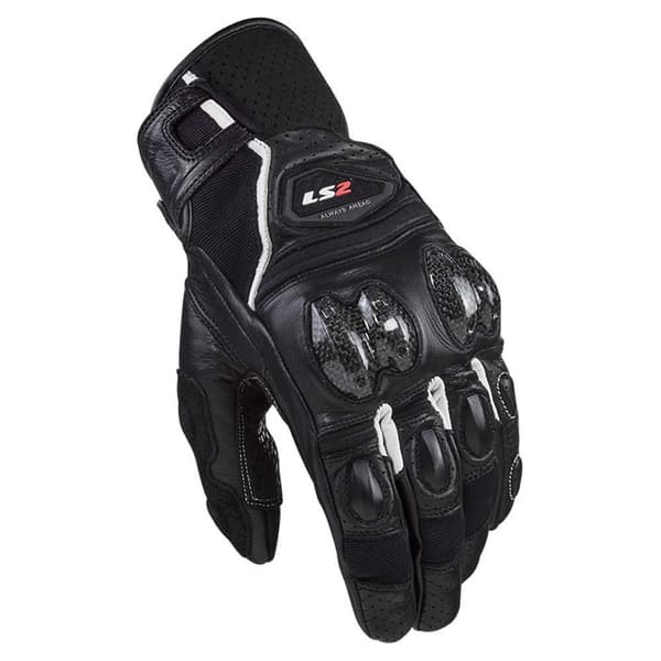 Ls2 Textil Läderhandskar Spark 2 Svart L