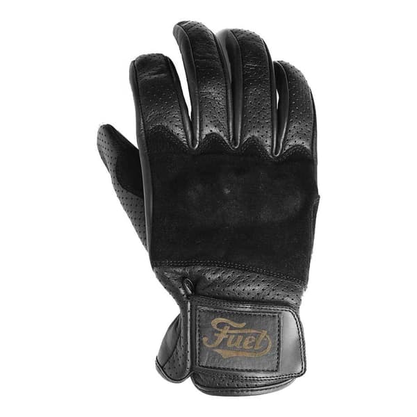 Fuel Motorcycles Nahkahanskat Rodeo Musta XL