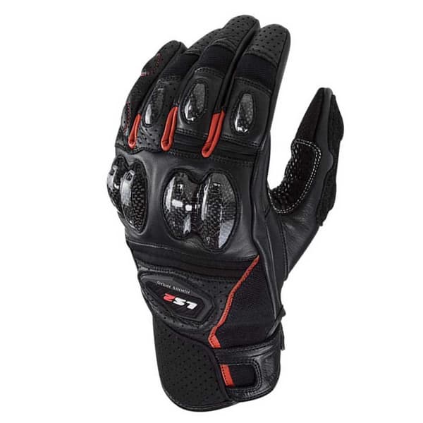 Ls2 Textil Läderhandskar Spark 2 Svart XL