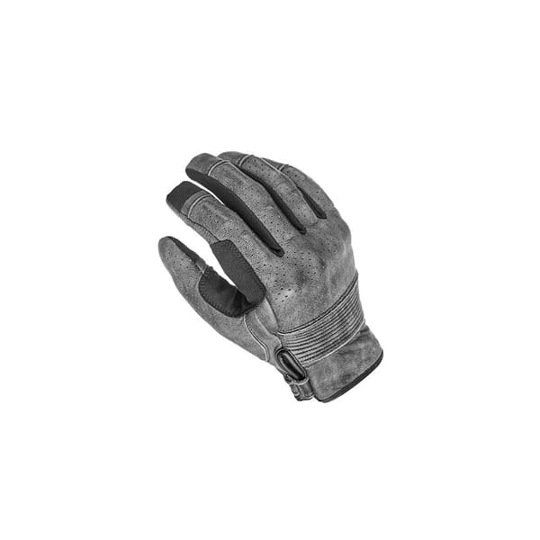 Pando Moto Nahkahanskat Onyx Harmaa 2XL