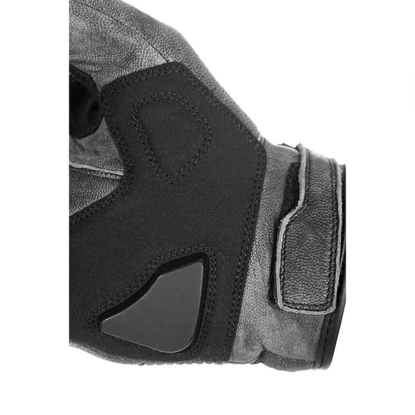 Pando Moto Nahkahanskat Onyx Harmaa 2XL