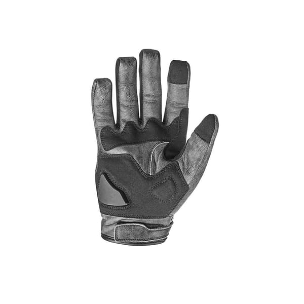 Pando Moto Nahkahanskat Onyx Harmaa 2XL