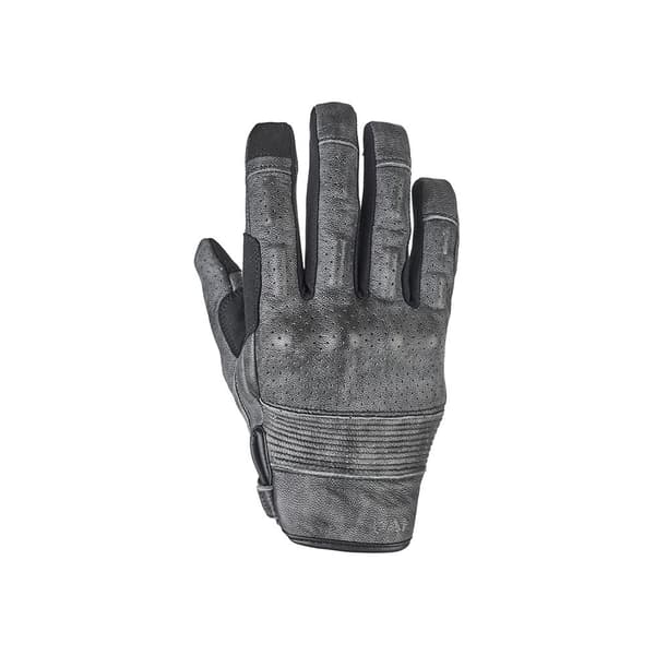 Pando Moto Nahkahanskat Onyx Harmaa 2XL