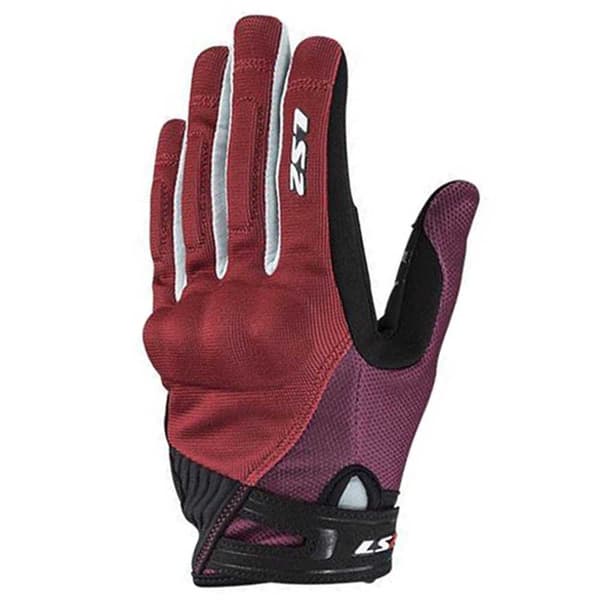 Ls2 Textil Käsineet Dart Ii Punainen S