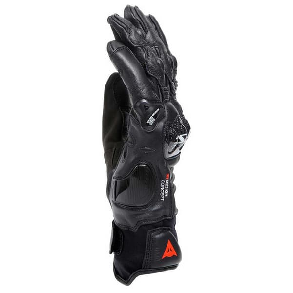 Dainese Lyhyet Nahkakäsineet Carbon 4 Musta S