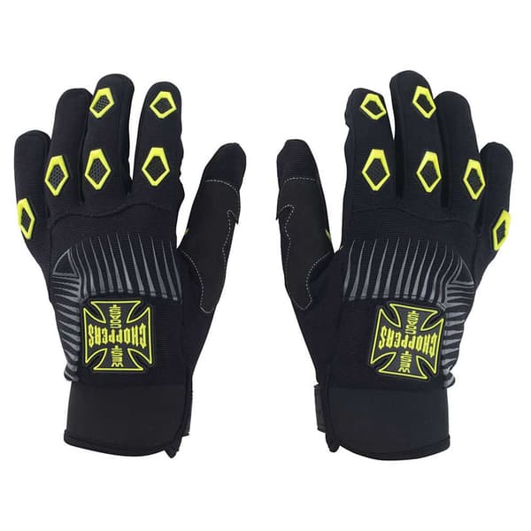 West Coast Choppers Lange Handsker Por Vida Sort XL