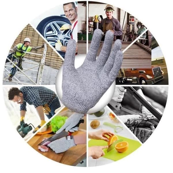 Anti-Cut handskar, DIY köksskydd 1 par - storlek S