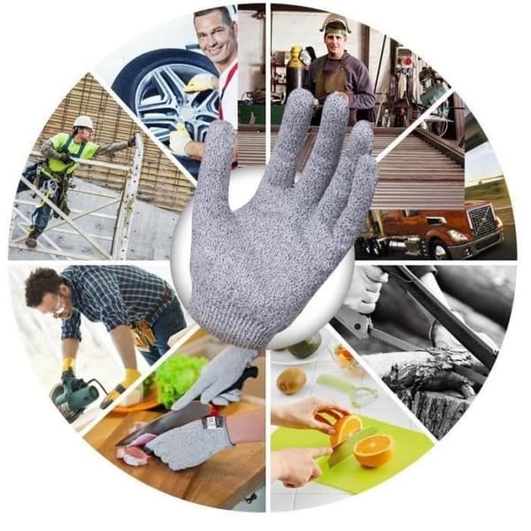 Anti-Cut handskar, DIY köksskydd 1 par - storlek S