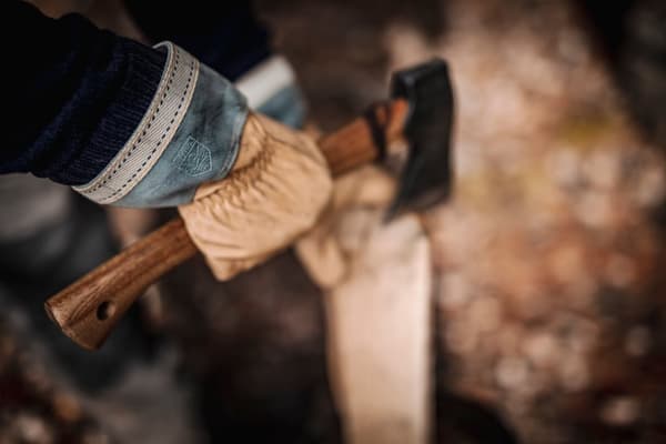 HESTRA SKULLMAN 5-FINGER, Hestra läderhanske bushcraft