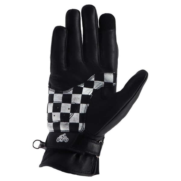 Helstons Læderhandsker Line Sort 2XL