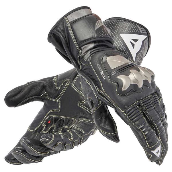 Dainese Full Metal 7 Læderhandsker Sort L / Long
