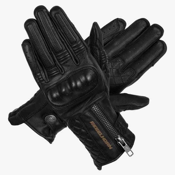 Rebelhorn Hunter Nahkahanskat Musta XL