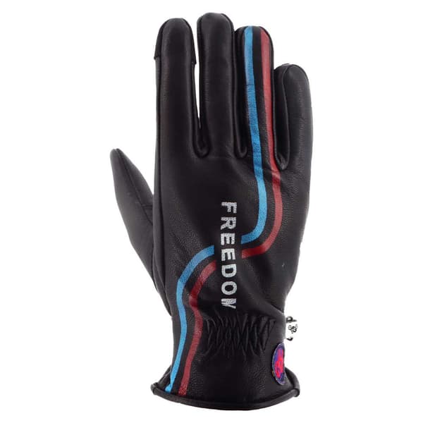 Helstons Freedom Kvinnors Läderhandskar Svart XS-S