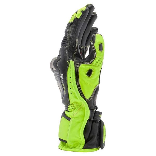 Dainese Full Metal 7 Læderhandsker Grøn 3XL / Long
