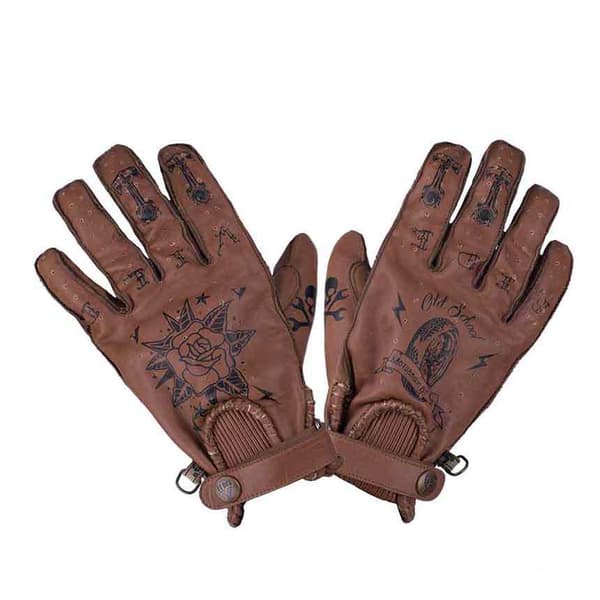 By City Second Skin Tattoo Ii Handsker Brun XS