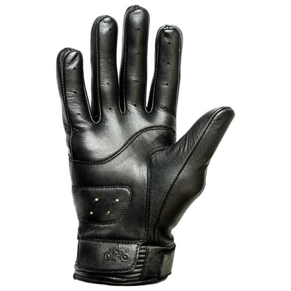 Helstons Side Læderhandsker Sort 3XL