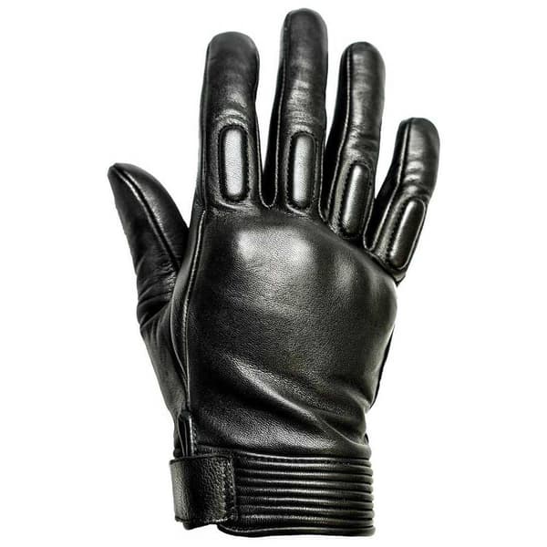 Helstons Side Læderhandsker Sort 3XL