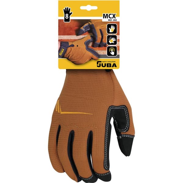 Arbejdshandsker JUBA Mecanix Synntetisk læder Spandex Touchpad - 10