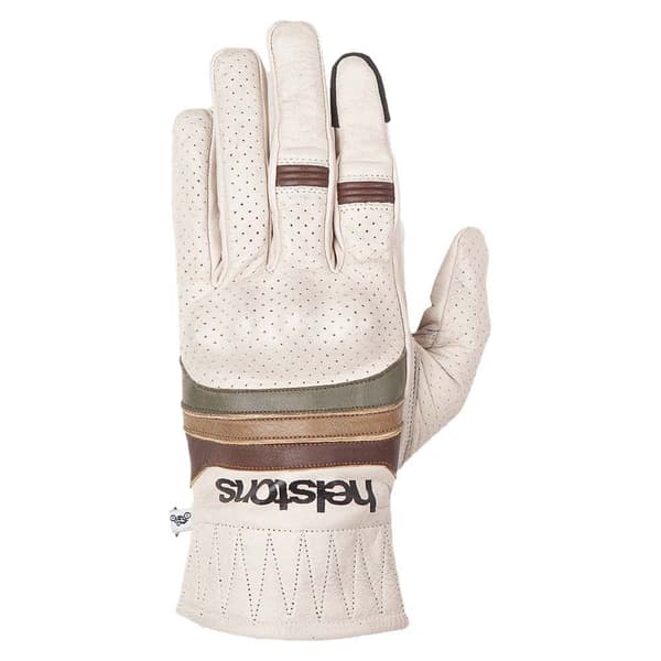 Helstons Mora Air Perforerade Läderhandskar Beige 12