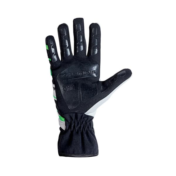 Karting Gloves OMP KS-3 MY2018 XXS kart Hvit Svart Grønn