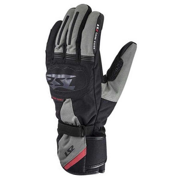 Ls2 Textil Snow Handsker Sort,Grå XL