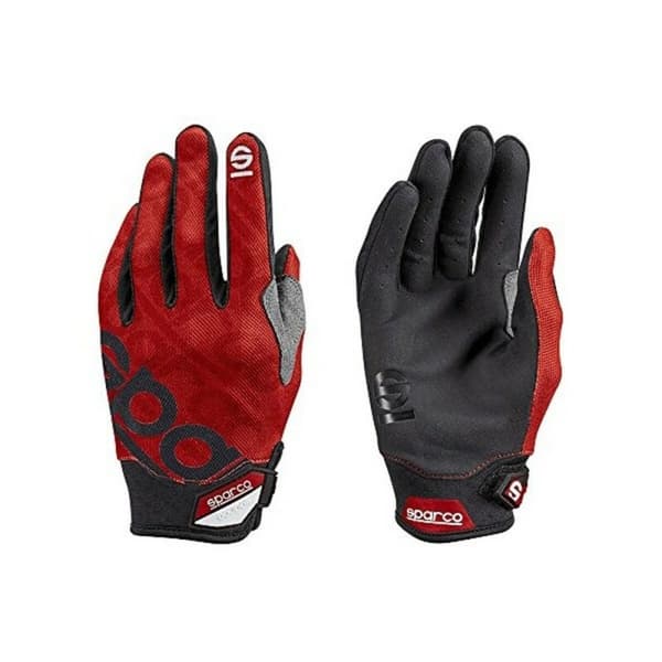 Men's Driving Gloves Sparco Meca 3 Röd - M