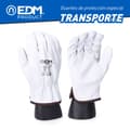 Miniatyrbillede 5 af 6: Arbejdshandsker EDM Hvid Koskind Transporter - 8