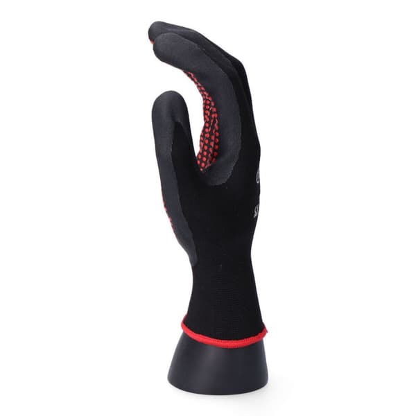 Arbejdshandsker EDM Sort Lycra Nitril Metal Industri - 8