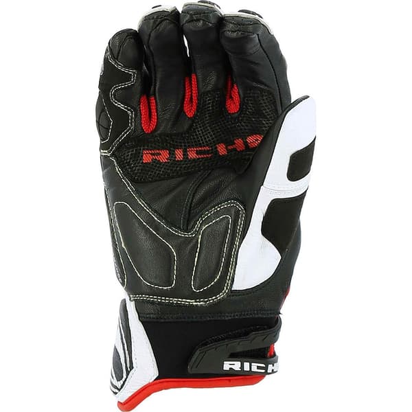 Richa Stealth Handsker Hvid,Sort XL