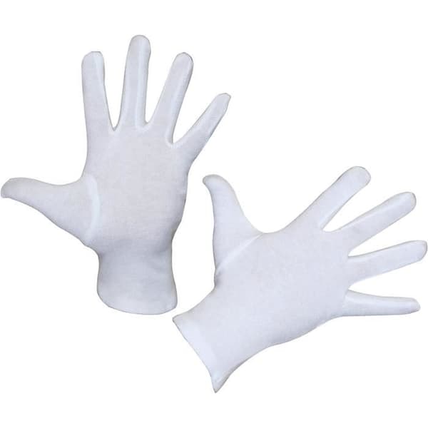 Kerbl Dermatex 6-pack handskar i blekt bomull för män (10) - 29727/6