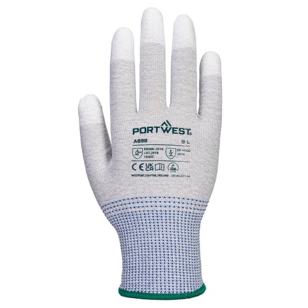 Portwest Unisex Adult A698 - MR13 ESD Safety Gloves (Pack of 12)