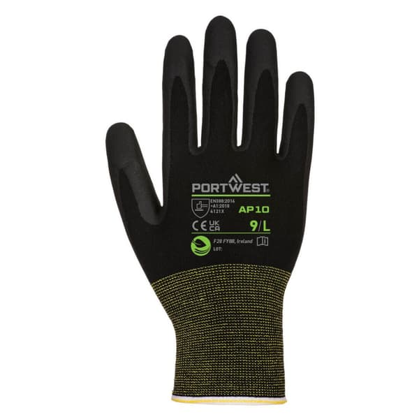 Portwest Unisex Adult AP10 - NPR15 Nitrile Foam Safety Gloves (Pack of 12)