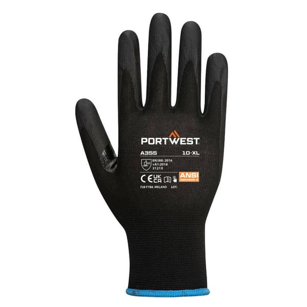 Portwest A355 - NPR15 Touch Screen Nitrile Foam Safety Gloves (Pack of 12)