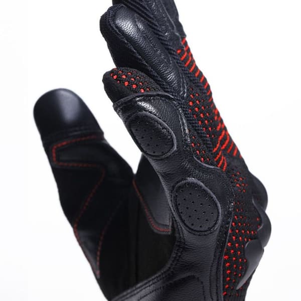 Dainese Unruly Ergo-Tek Motorhandskar (Svart-Röd, S)
