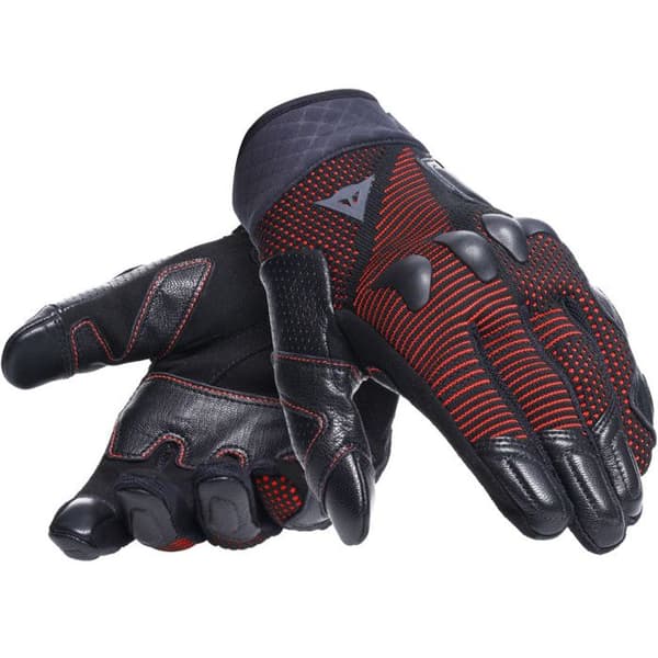 Dainese Unruly Ergo-Tek Motorhandskar (Svart-Röd, S)
