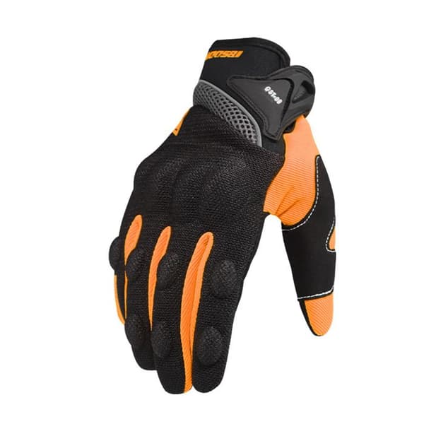 TD® Orange Cykelhandskar Anti-Drop Anti-Slip Andningsmotorcykelhandskar Helhandskar för män
