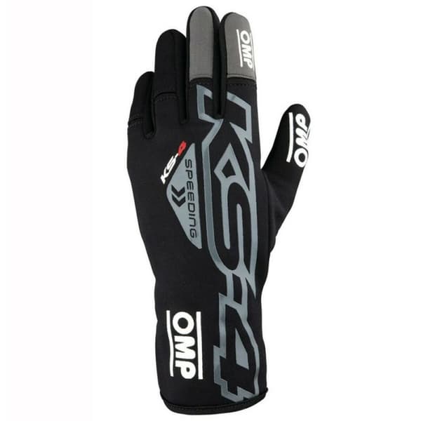 Karting Gloves OMP KS-4 Svart - XS