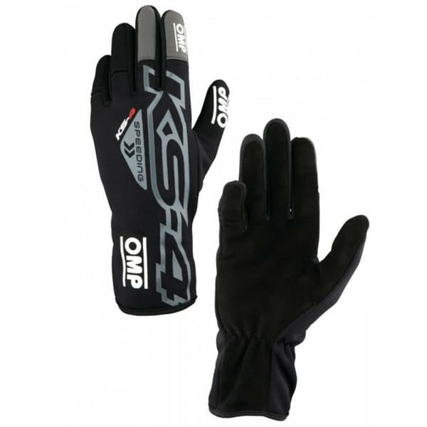Karting Gloves OMP KS-4 Svart - XS