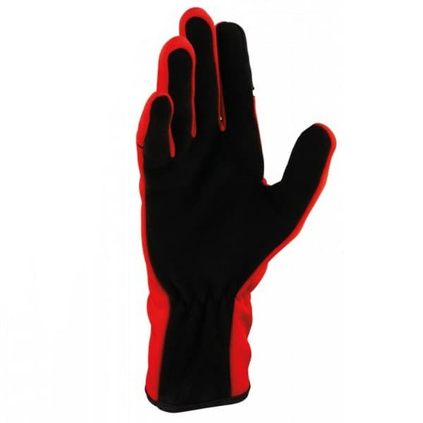 Karting Gloves OMP KS-4 Hvid Rød - L