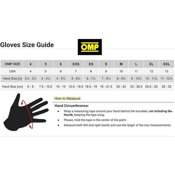 Karting Gloves OMP KS-4 Grøn - XS