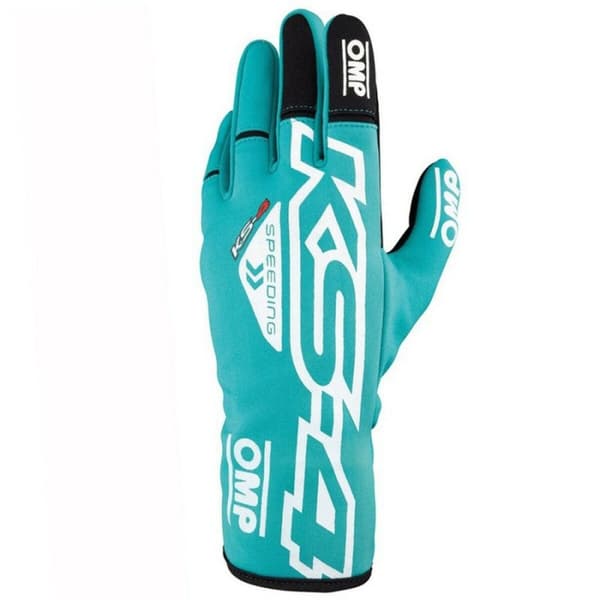 Karting Gloves OMP KS-4 Grøn - XS