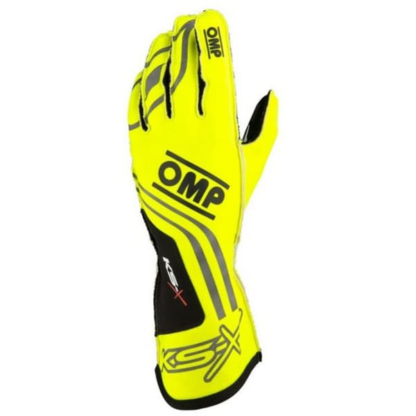 Karting Gloves OMP KS-X Gul - M