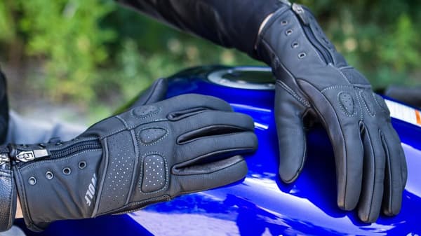 WOLF DAME MOTORCYKELHANDSKER SCOOTER FULD SORT S