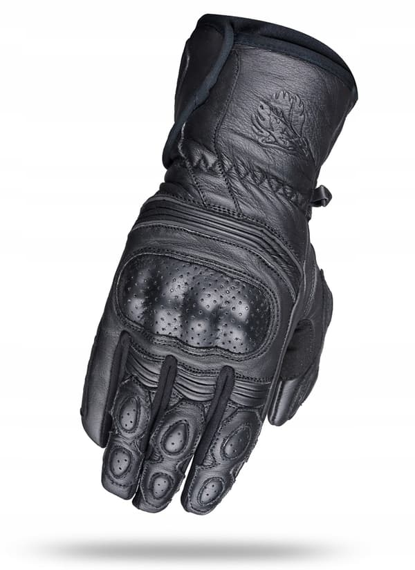WOLF SAFETY MOTORCYKELHANDSKER LÆDER SORT XL