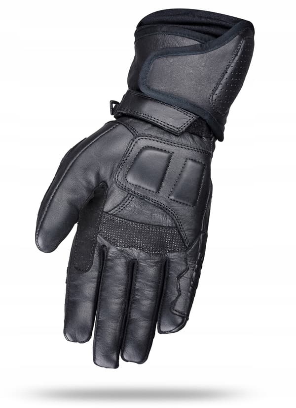 WOLF SAFETY MOTORCYKELHANDSKER LÆDER SORT XL