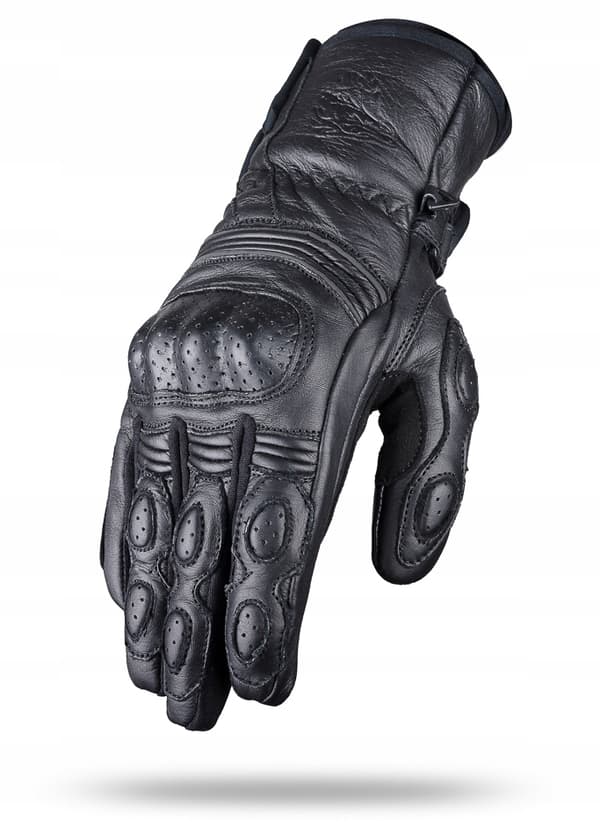 WOLF SAFETY MOTORCYKELHANDSKER LÆDER SORT XL